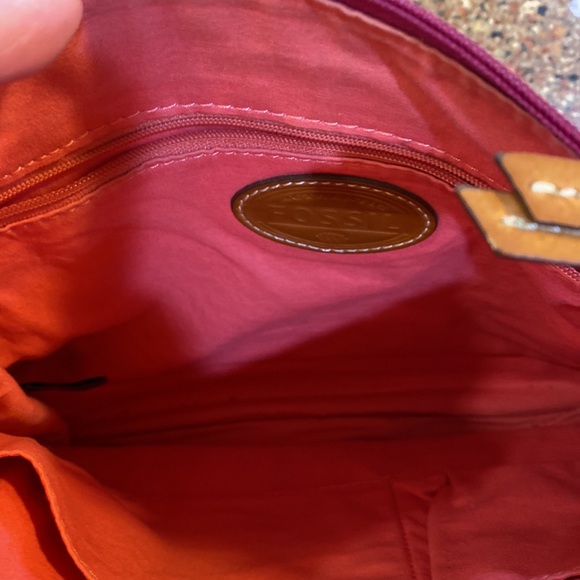 FOSSIL STRIPED SHOULDER BAG - Picture 8 of 8